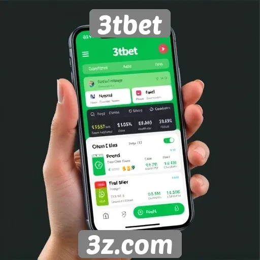Funcionalidades do aplicativo móvel do 3tbet